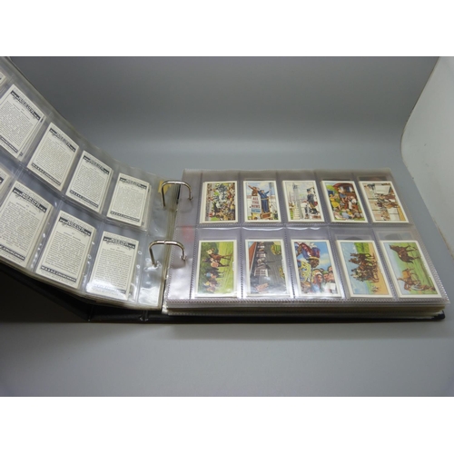 618 - Cigarette cards; an album of cigarette cards containing 10 complete sets including Churchman’s Boxin... 