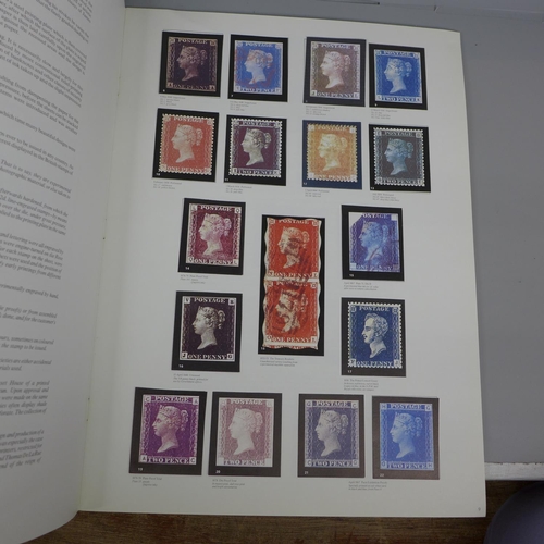 672 - The stamps of Queen Victoria, collectors guide with all stamps in place, British Adhesive Stamp Desi... 