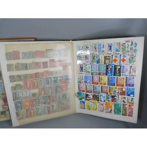 698 - Two stamp albums including Sri Lanka, Kenya, Cyprus and Malta