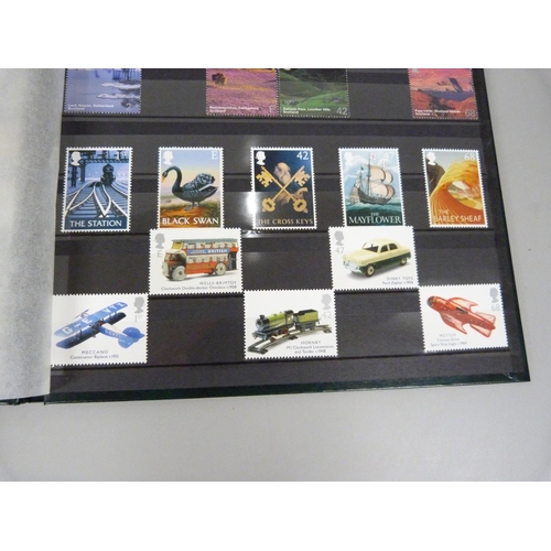 709 - Four albums of stamps including some sheets