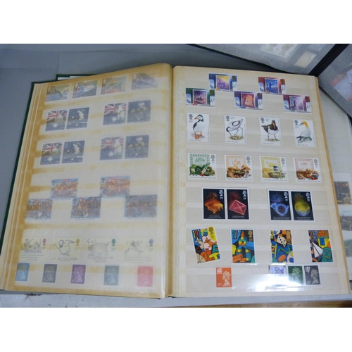 709 - Four albums of stamps including some sheets