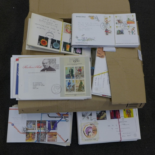 747 - Approximately 460 stamp first day covers