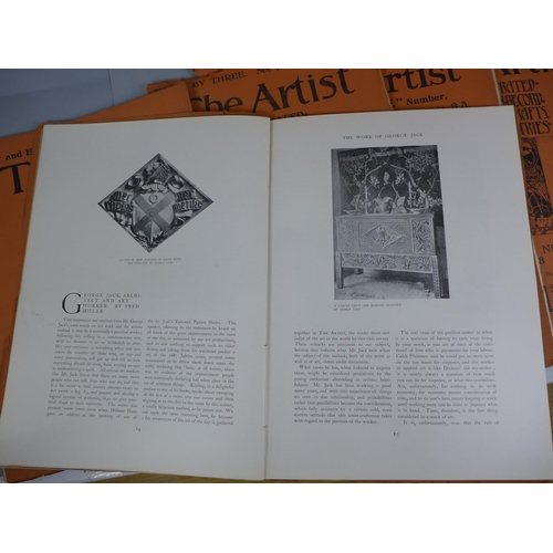 770 - A collection of The Artist periodical, 1896 onwards, An Illustrated Monthly Journal of Applied Art