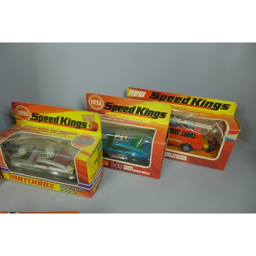 775 - A collection of Matchbox die-cast model vehicles, Speedkings, Superkings, etc. (10 sets)