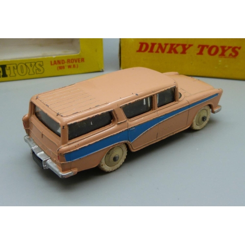 787 - Corgi Toys 438 and Dinky Toys 173 Nash Rambler, both boxed