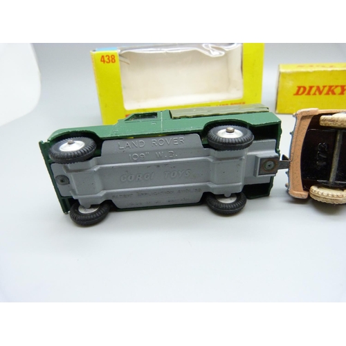 787 - Corgi Toys 438 and Dinky Toys 173 Nash Rambler, both boxed