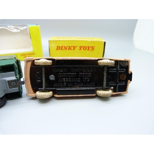 787 - Corgi Toys 438 and Dinky Toys 173 Nash Rambler, both boxed