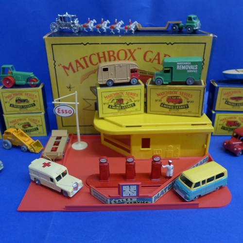 789 - Matchbox 1-75 series Moko Lesney die-cast model vehicles, numbered 1, 1 accessory, 2, 3, 3 accessory... 