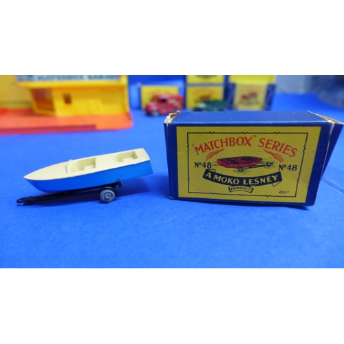 789 - Matchbox 1-75 series Moko Lesney die-cast model vehicles, numbered 1, 1 accessory, 2, 3, 3 accessory... 