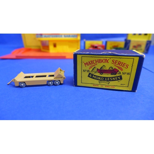 789 - Matchbox 1-75 series Moko Lesney die-cast model vehicles, numbered 1, 1 accessory, 2, 3, 3 accessory... 