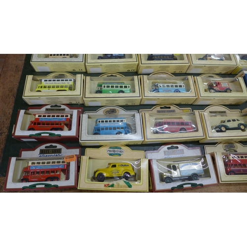 816 - A collection of forty-nine Days Gone and Lledo die-cast model vehicles, boxed