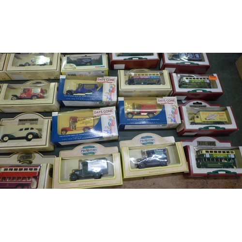 816 - A collection of forty-nine Days Gone and Lledo die-cast model vehicles, boxed