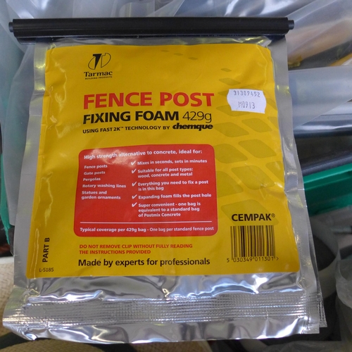 2179 - Approx. 80 packs of Tarmac Fence Post fixing foam, 429g - original RRP £12.99 per pack