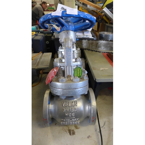 2187 - 3 Large Numatic valves