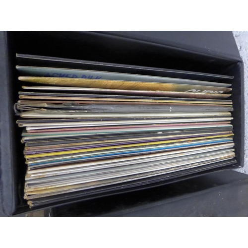 2270 - 2 LP cases of approx. 80 33RPM records LP's total
Frank Sinatra Clockwork orange My Fair Lady and mu... 