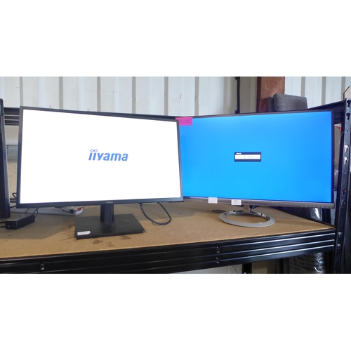 3001 - Asus Sonic Master monitor (MX279) and an Ilyama monitor (Prolite 2474HS) * this lot is subject to VA... 