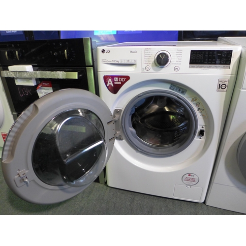 3014 - LG White Direct Drive Washing Machine (10.5Kg) (Model: F6V910WTSA), Original RRP £749.98 + vat (271z... 