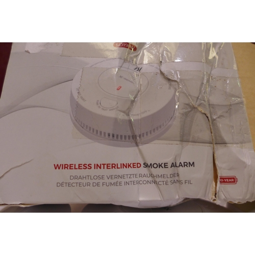 3069 - Three X-Sense wireless interlinked smoke alarms (model: SD19-W)