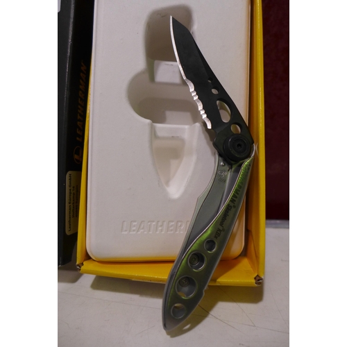 3107 - Leatherman Skeletool KBx locking knife