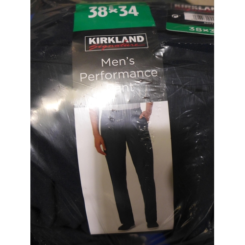 3168 - Bag of men's Kirkland Signature navy trousers, various sizes * this lot is subject to VAT