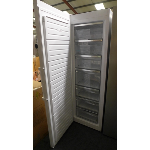 3204 - Sharp White 280L Freezer, model: SJ-SC31CHXWF Original RRP £416.66 + vat (271z-47)  * This lot is su... 