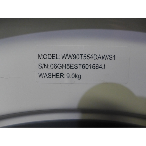 3207 - Samsung 9kg Washing Machine model: WW90T554DAW/S1, Original RRP £399.99 + vat (271z-40)  * This lot ... 