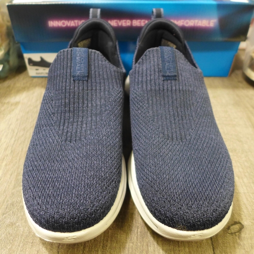 3228 - Women's navy Ultra Go Skechers, UK size 4.5 * this lot is subject to VAT