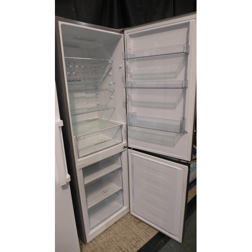 3328 - Hisense Stainless Steel Fridge Freezer - model: RB388N4BC10UK, Original RRP £374.99 + vat (271z-19) ... 