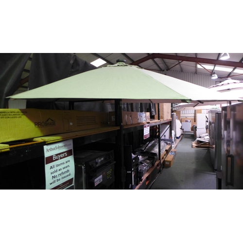 3343 - 11Ft LED Umbrella, Shale Original RRP £208.33 + vat  (275Z-5)    * This lot is subject to vat