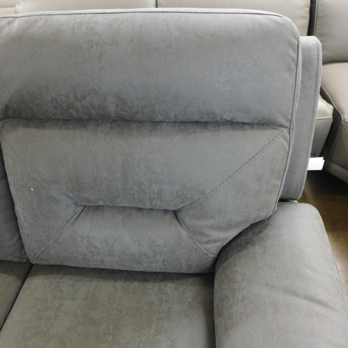 1373 - Kuka Fabric 3 Seat Sofa  Power Recliner Km.C012, Original RRP  £999.99 + vat (4143-6) * This lot is ... 