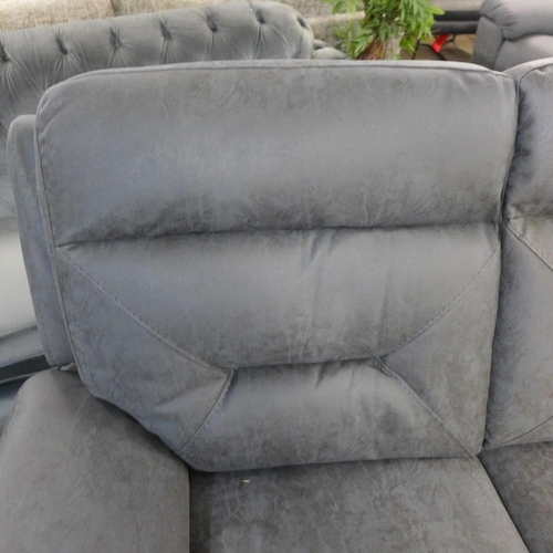 1374 - Kuka Fabric 3 Seat Sofa  Power Recliner Km.C012, Original RRP £999.99 + vat (4142-16) * This lot is ... 