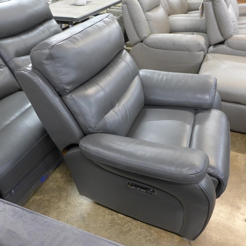 1432 - Fletcher Leather Power   Recliner , Original RRP  £583.33 + vat (4143-12) * This lot is subject to v... 