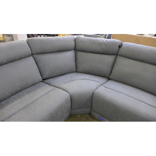 1441 - Kuka fabric Sectional Recliner, Original RRP £2333.33 + VAT (4139-19) * This lot is subject to VAT