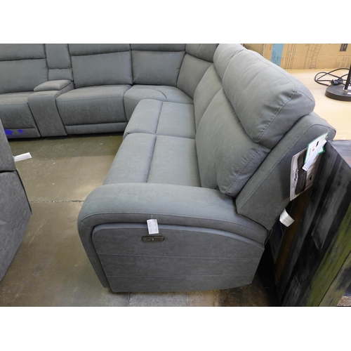 1441 - Kuka fabric Sectional Recliner, Original RRP £2333.33 + VAT (4139-19) * This lot is subject to VAT