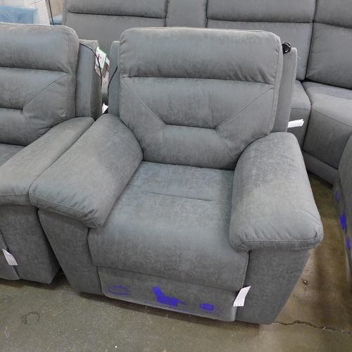 1442 - Kuka Fabric Recliner Greypower Recliner Km.C012, Original RRP £499.99 + vat (4142-7) * This lot is s... 