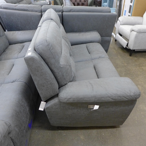 1454 - Kuka Fabric 2 Seat Sofa  Power Recliner Km.012, Original RRP £916.66 + vat (4142-14) * This lot is s... 