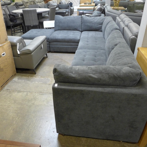 1458 - Thomasville Tisdale Dark Grey Fabric Modular Sofa (6 Pc), Original RRP £2299.99 + VAT  * This lot is... 