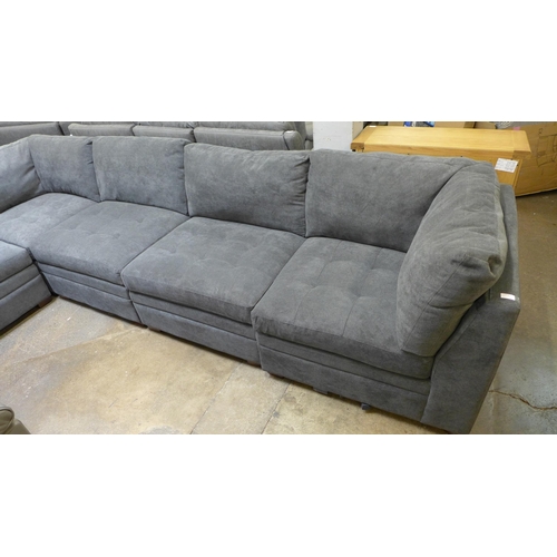 1458 - Thomasville Tisdale Dark Grey Fabric Modular Sofa (6 Pc), Original RRP £2299.99 + VAT  * This lot is... 