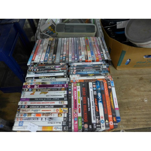 2084 - Box of approximately 60 DVDs