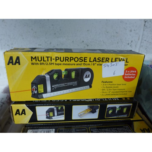 2232a - 16 AA multi-purpose laser level boxed, unused