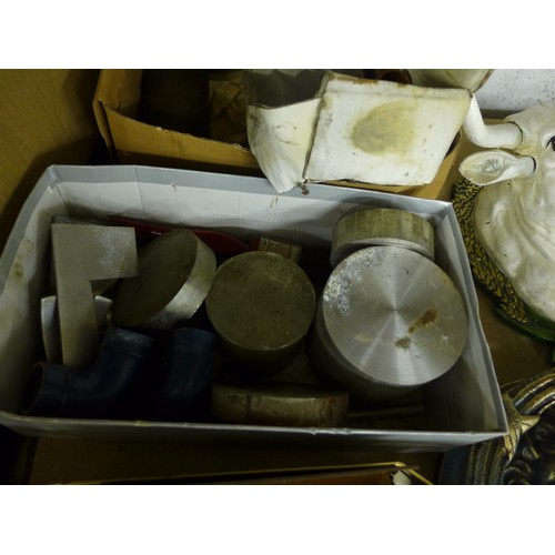 2237 - Approx. 10-12kg metal ingots, sheets and rods including aluminium, copper, brass and bronze