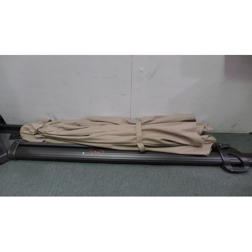 3017 - 11Ft Cantilever Umbrella with base (270Z - 27), Original RRP £499.99 + vat   * This lot is subject t... 