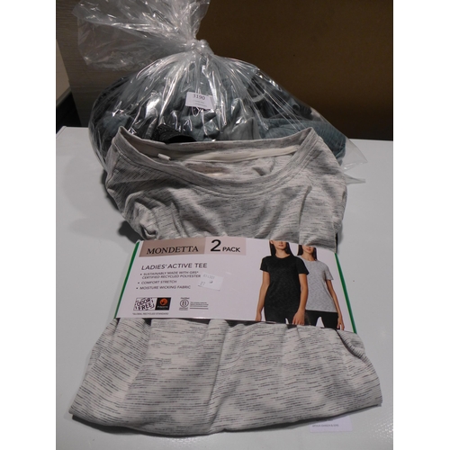 3140 - Bag of women's Mondetta Activewear T-shirts, mix of sizes and colours * this lot is subject to VAT