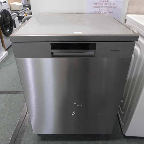 3157 - Hisense Stainless Steel Dishwasher  - Model: HS661C60XUK, Original RRP £449.99 + vat (271Z-15)  * Th... 