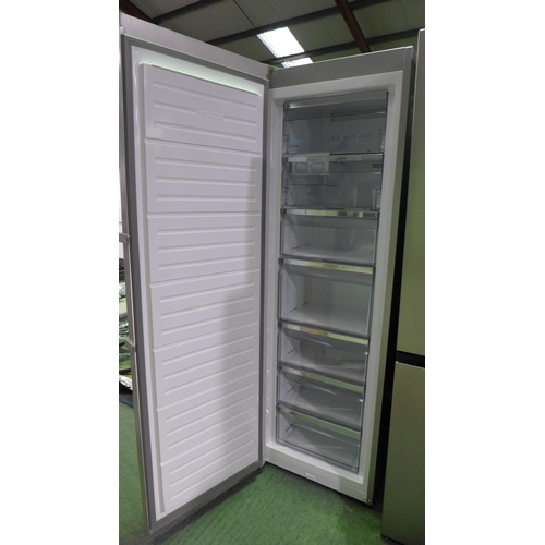 3208 - Sharp Inox 280L Freezer (Model: SJ-SC31CHXIF), Original RRP £458.33 + vat (271z-44)  * This lot is s... 