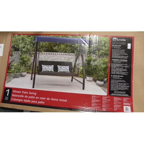 3224 - Agio Indigo Cameron Woven Swing, Original RRP £499.99 + vat  (275Z-8)    * This lot is subject to va... 