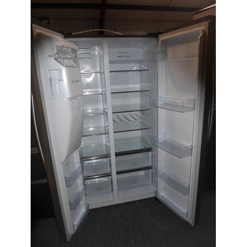 3231 - Hisense Stainless Steel Side By Side Fridge Freezer - model: RS694N4IIF, Original RRP £666.66 + vat ... 