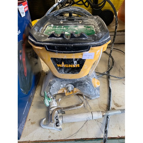 2011 - Wagner paint sprayer with hose and sprayer head - MM4324 - sold as scrap * this lot is subject to VA... 