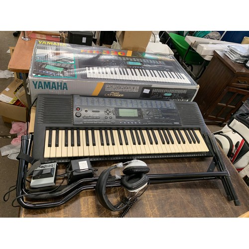 2051 - Yamaha PSR-320 Portatone keyboard with stand, instructions and box