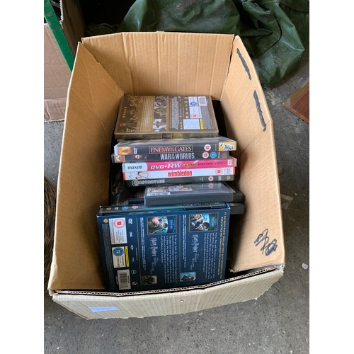 2057 - Box of approx. 50 DVD's